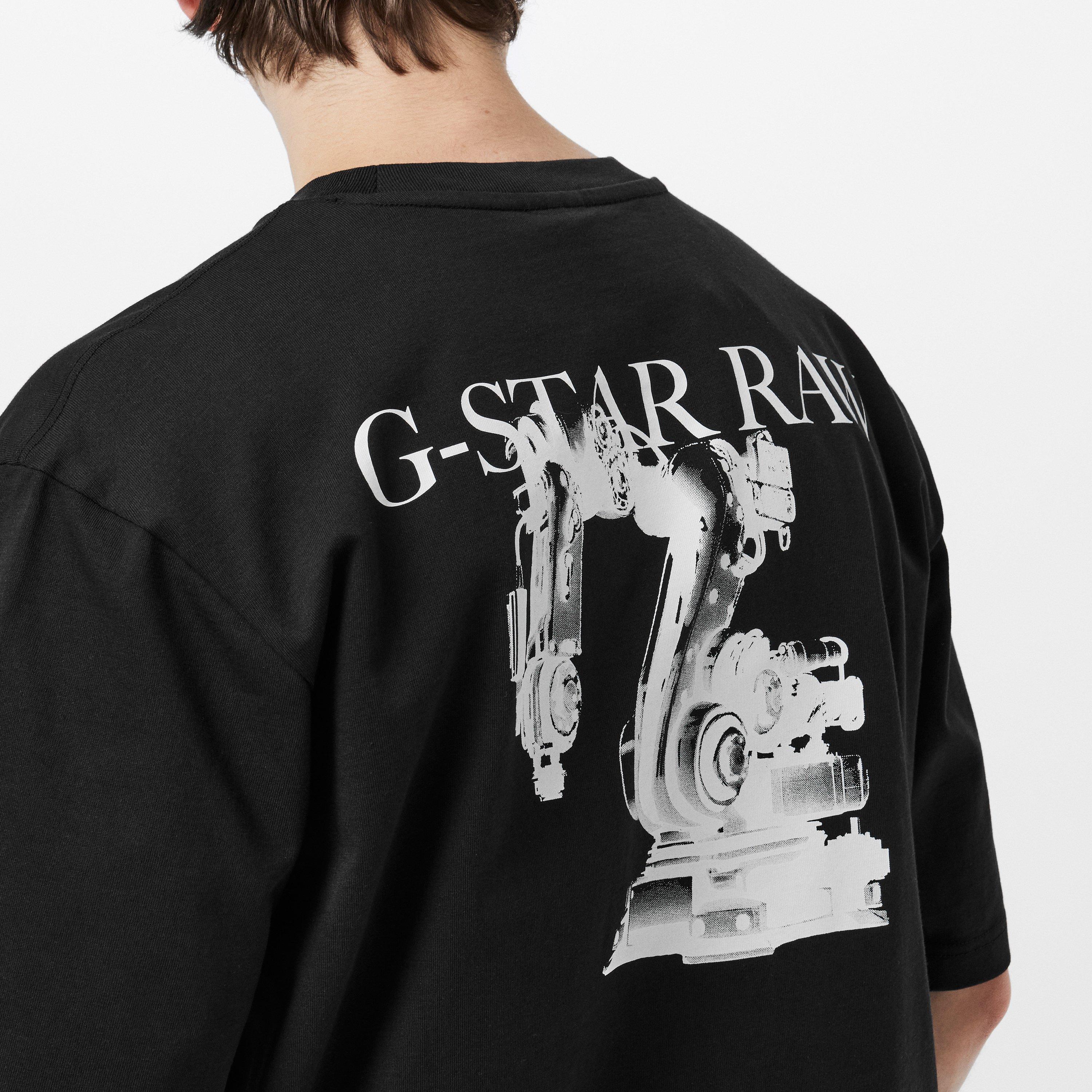 G Star Industry Back Graphic Boxy T Shirt