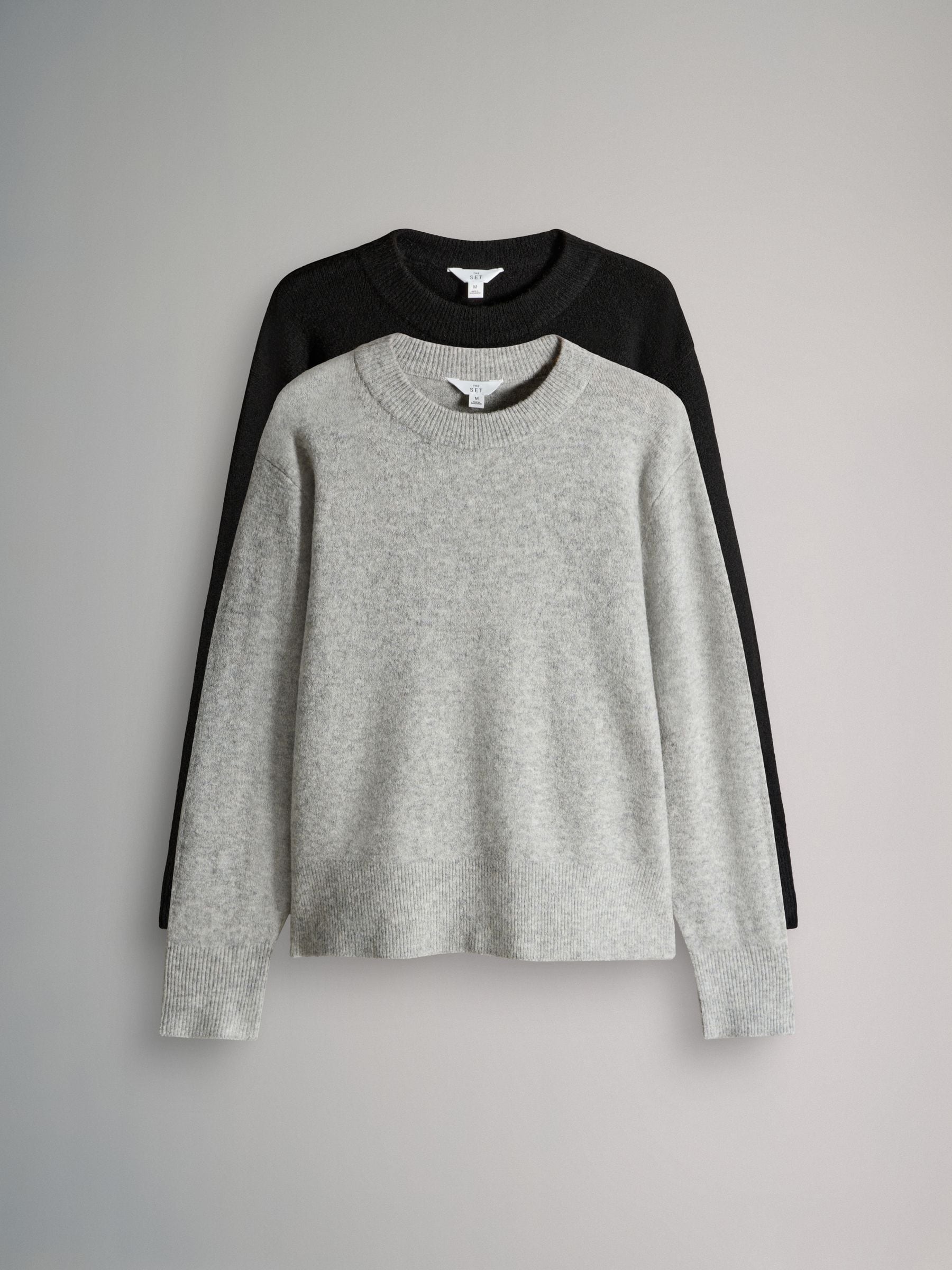 The Set Crew Neck Knitted Jumpers With Wool