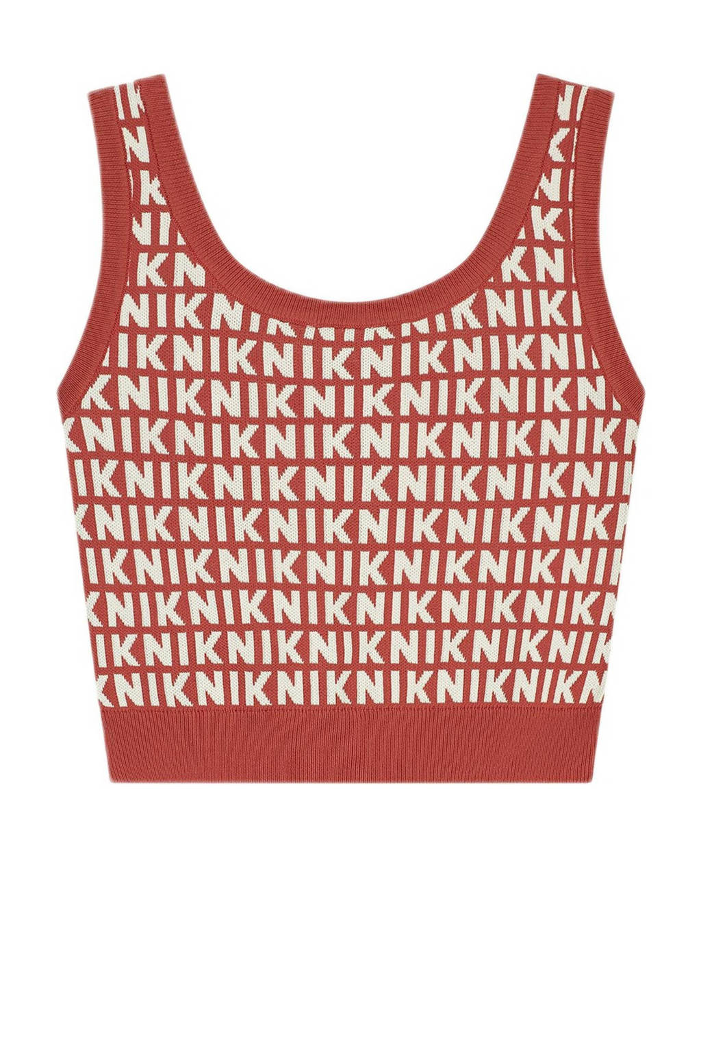 NIK&NIK top Payton met logo rood/ecru