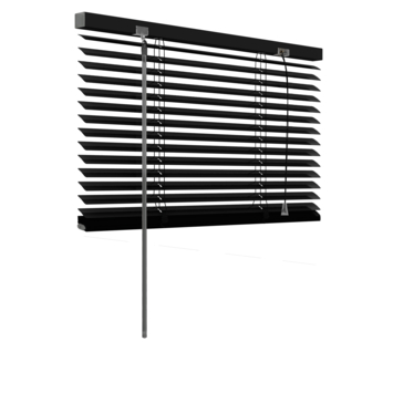GAMMA aluminum jaloezie 25 mm zwart (kleurnr. 203) 100x250 cm (bxh)
