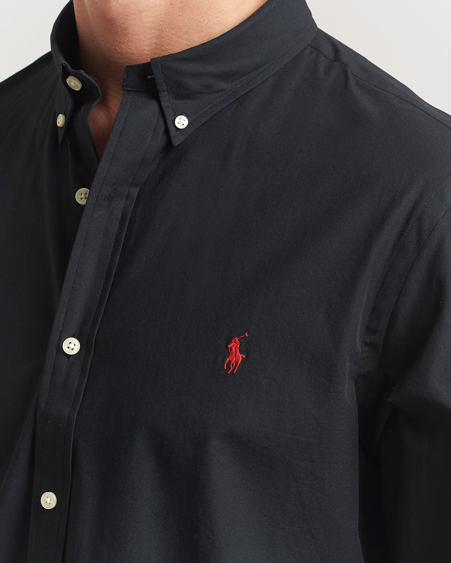 Polo Ralph Lauren Slim Fit Poplin Shirt Polo Black