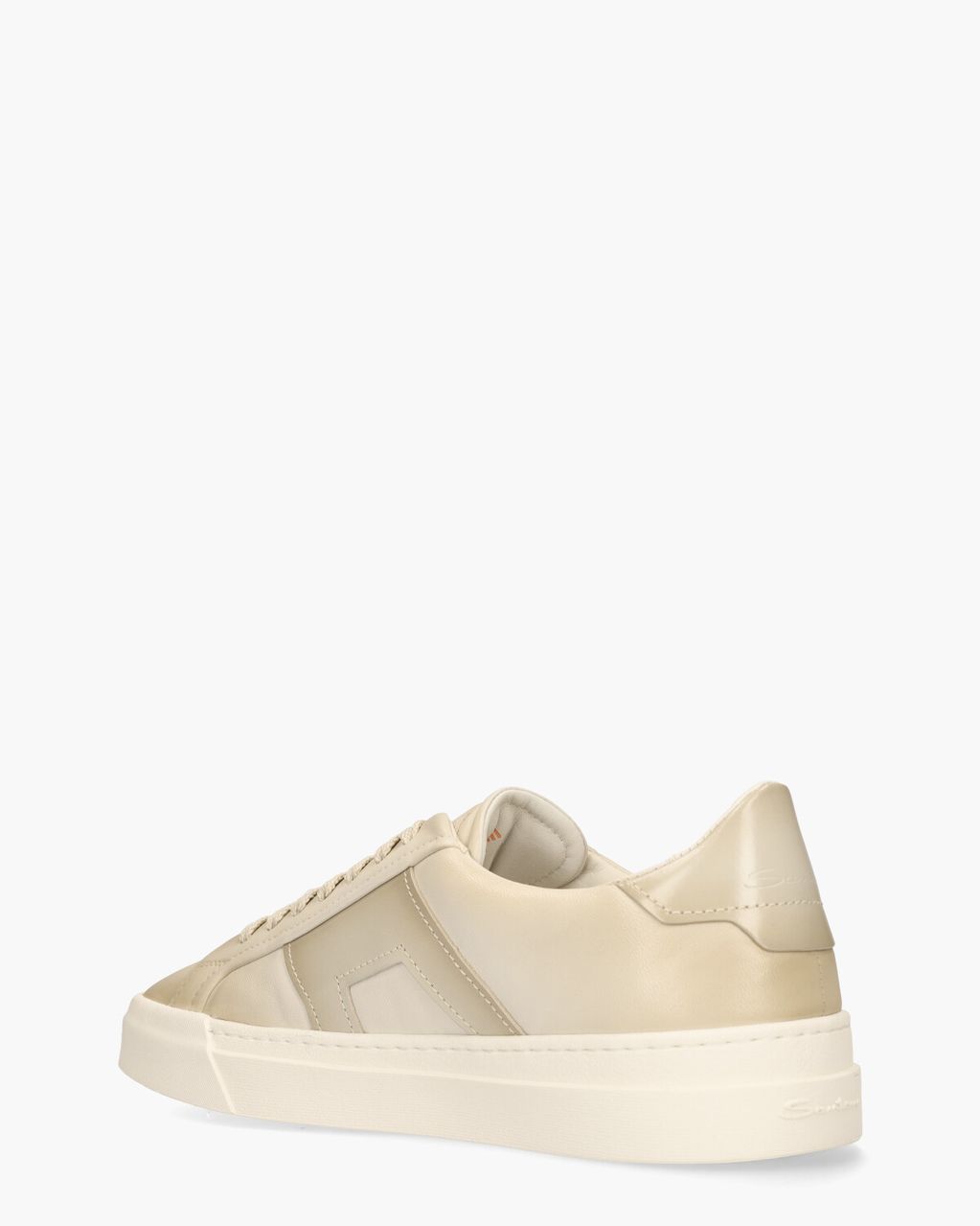 Santoni 22018 Ecru/Beige Herensneakers