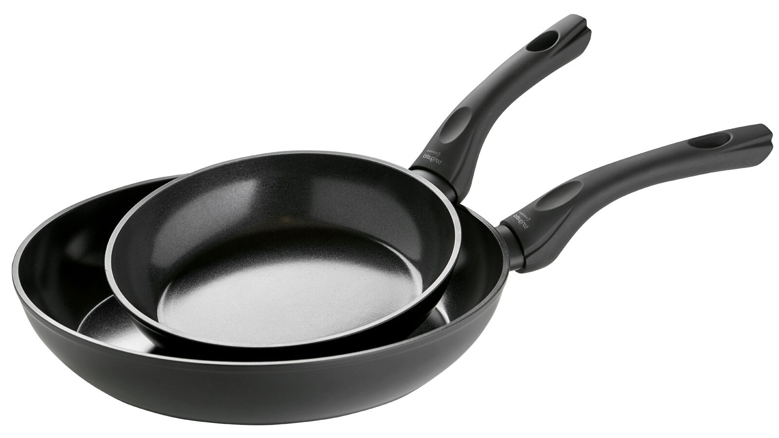 bongusto Pfannen-Set 2-teilig Aluminium schwarz