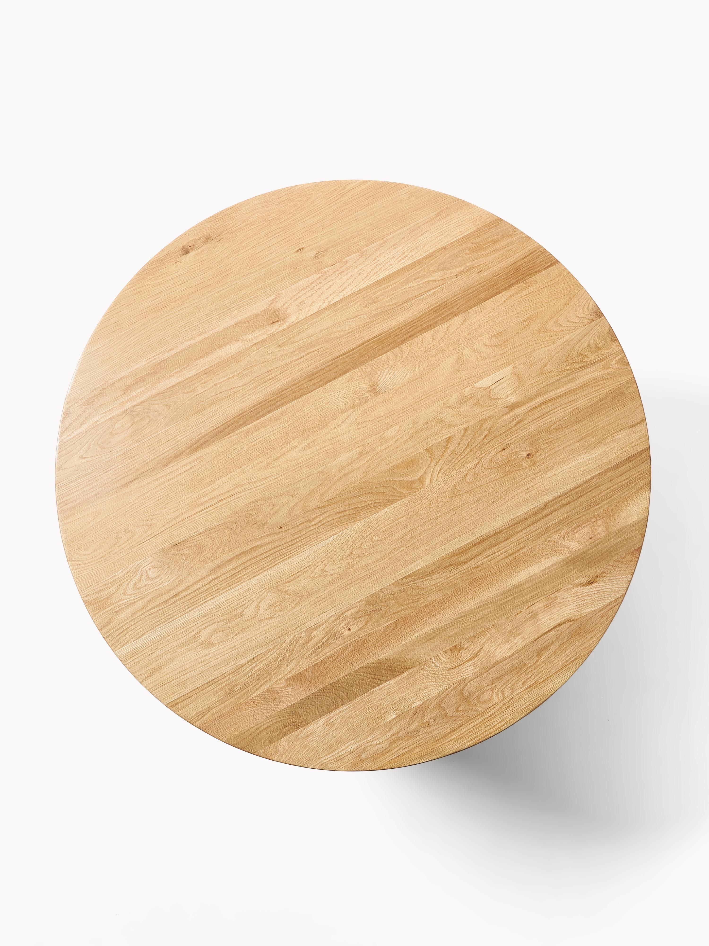 Ronde eettafel Ohana van eikenhout, in verschillende formaten