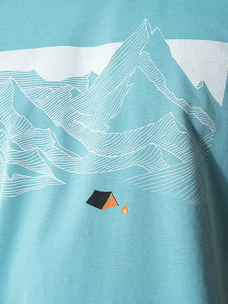 GREENBOMB T-Shirt GUIDE NATURE VALLEY blau