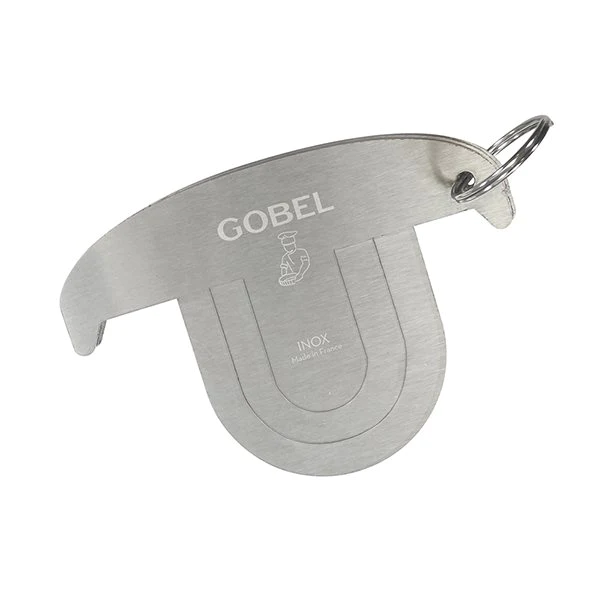 Set de 3 raclettes à bûche en inox Gobel