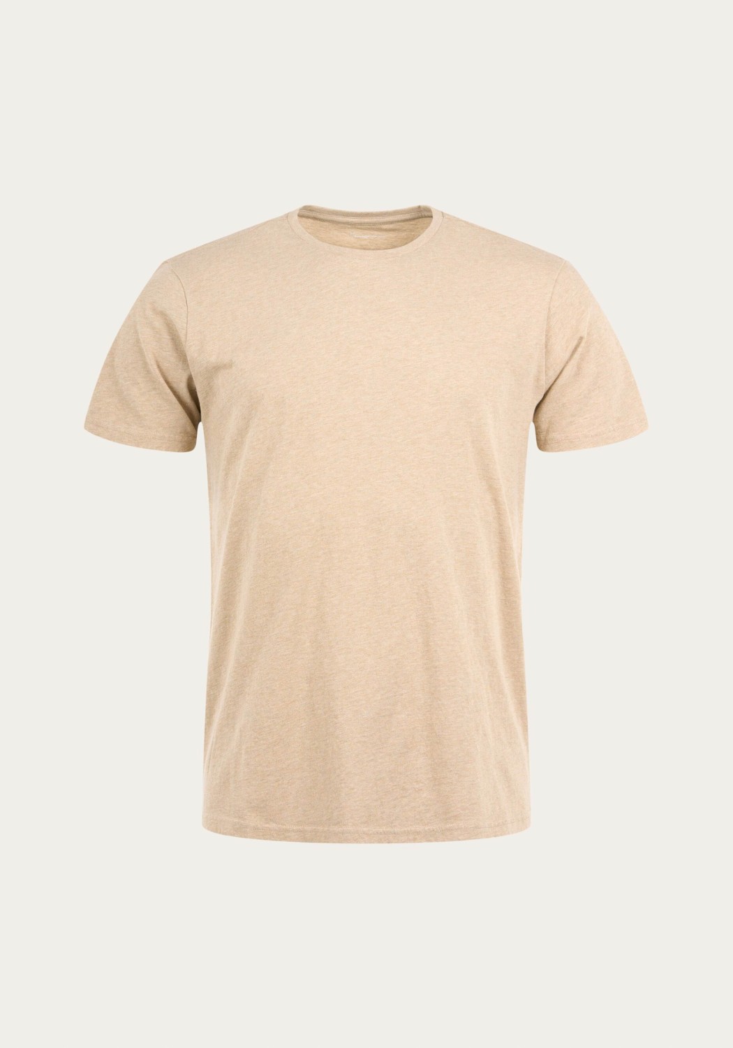 Knowledge Cotton Apparel T-Shirt Basic Tee Safari Melange