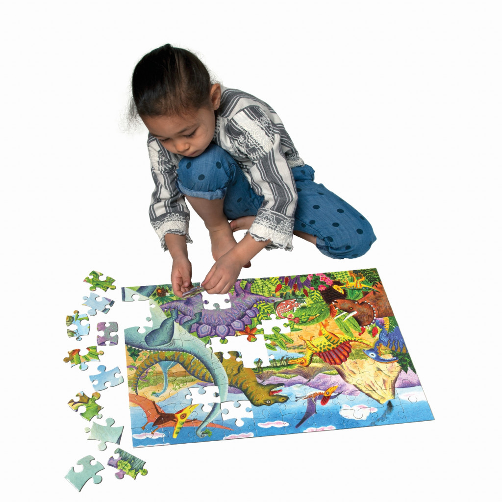 Puzzle - Le Temps des Dinosaures - 100 Pièces