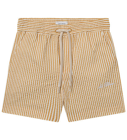 Les Deux Bådeshorts - Stan Stripe - Mustard Yellow/Light Ivory