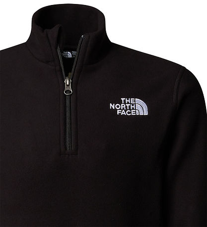 The North Face Fleecejacke - Glacier - 1/4 Reißverschluss - Schw