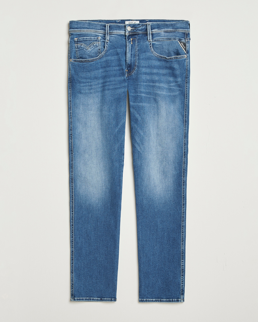 Replay Anbass Hyperflex Original Jeans Medium Blue