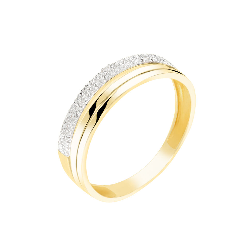 Bague Clotilda Or Jaune Diamant