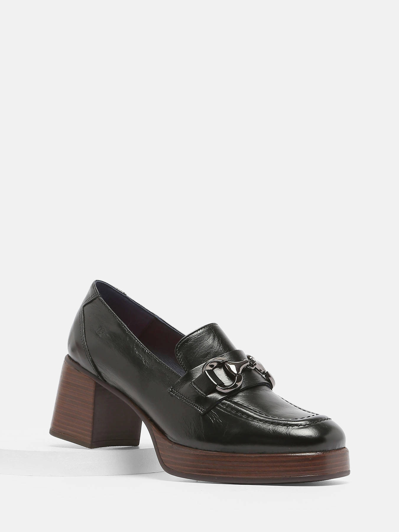 Mocassins  talon Cristel en cuir DORKING