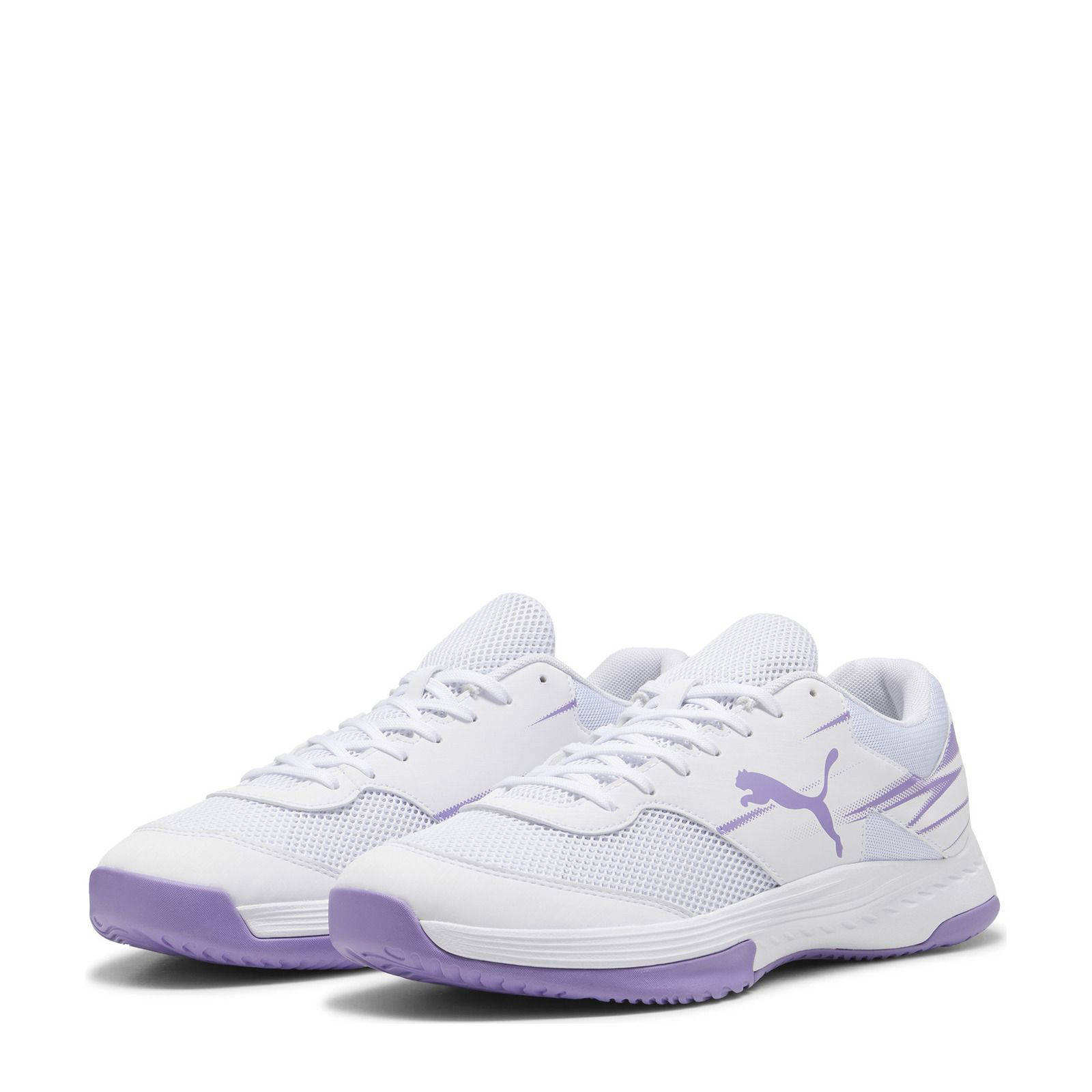 Puma Varion II  zaalsportschoenen wit/lila