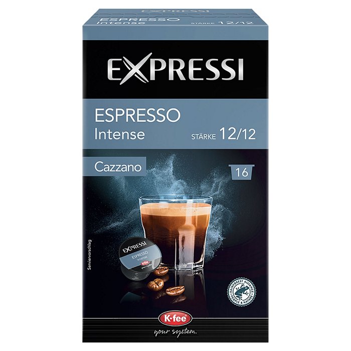 EXPRESSI Kaffeekapseln Espresso Cazzano 124,8 g