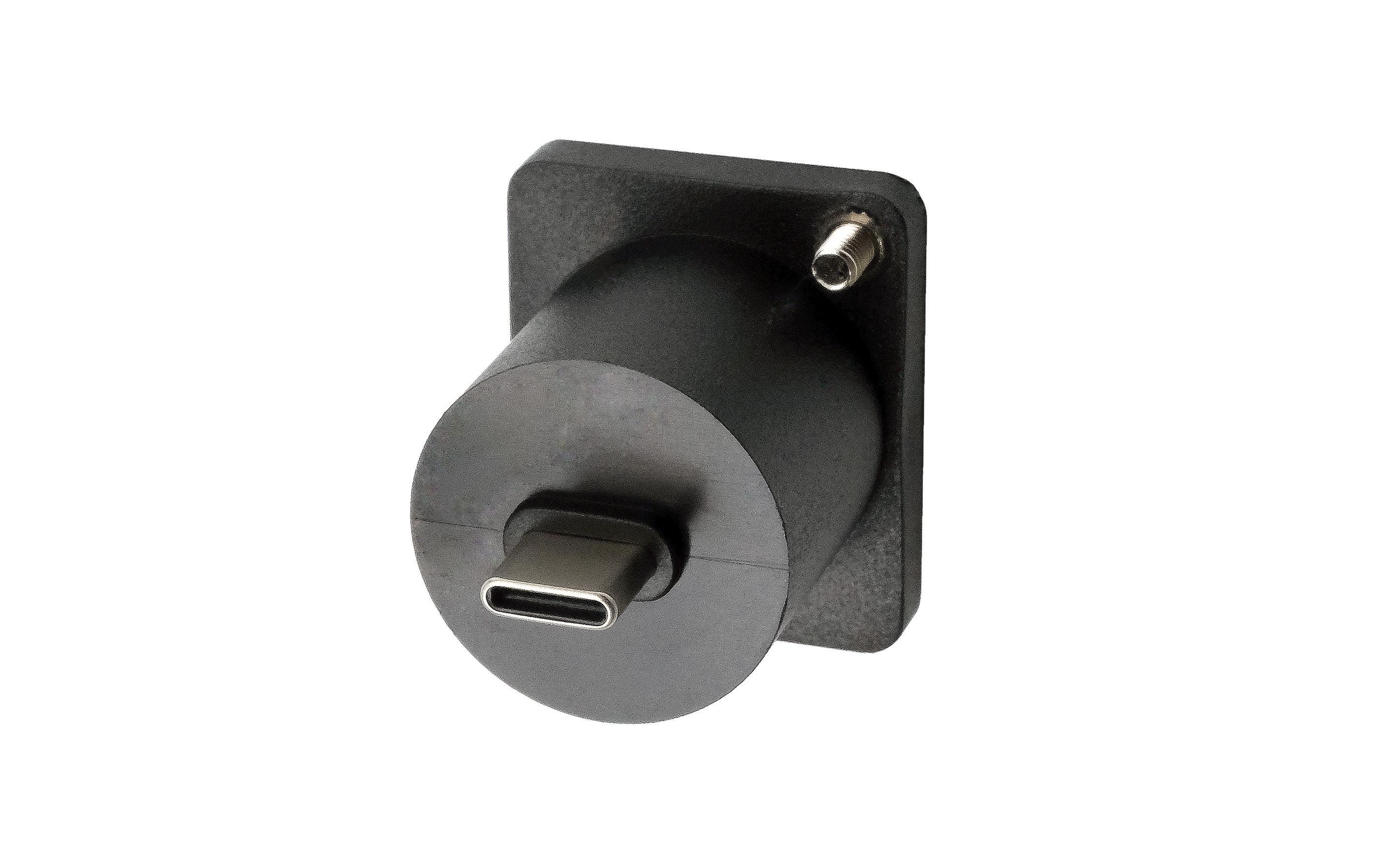 USB 3.1 Adapter D-Typ USB-C Buchse - USB-C SteckerD-Typ Adapter USB-C Buchse zu Stecker, USB 3.2 Gen 2