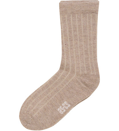 Minymo Socken - 3er-Pack - Silberne Nerz-Melange