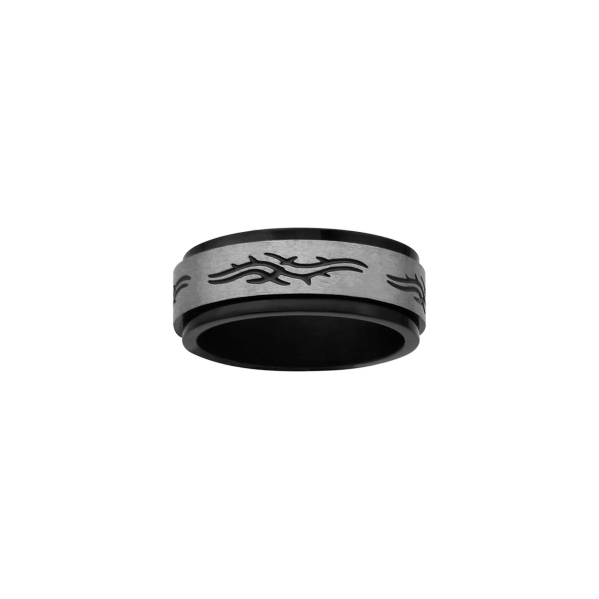 Bague Anti- stress Tribal - Acier