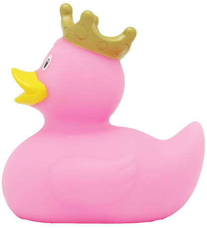Badeente - Rosa Ente m. Krone