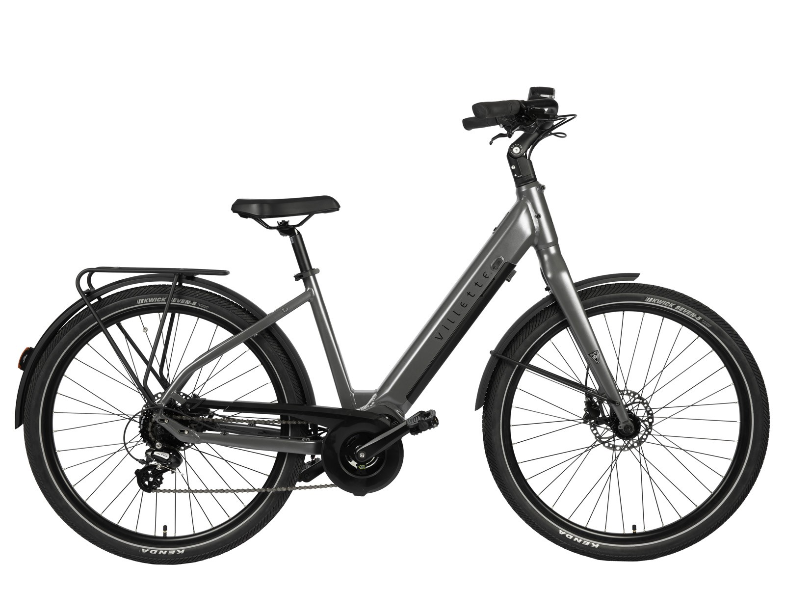 Villette Extreme MM 17.5Ah 8sp 27.5 inch city-ebike - Dark Grey