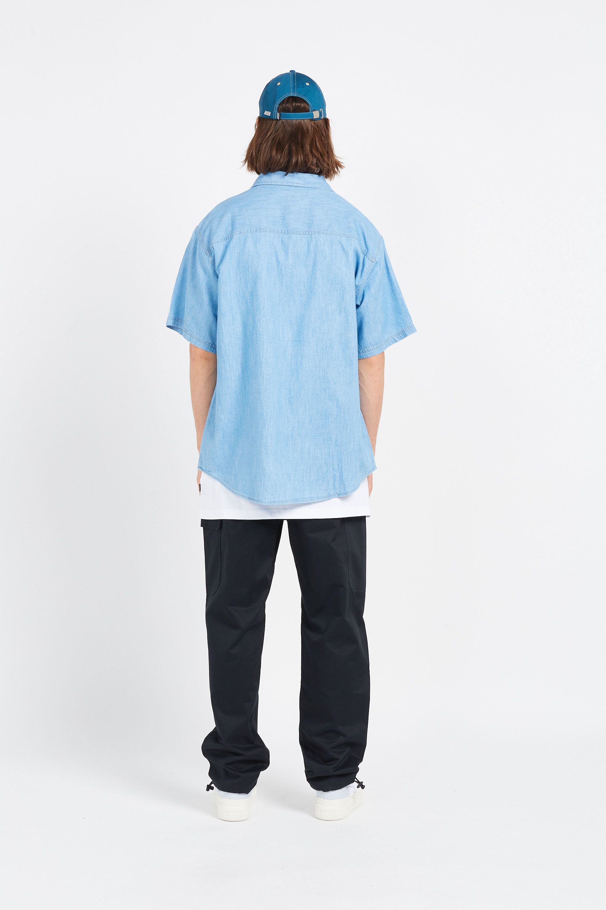 CONVERSE chemise Bleu