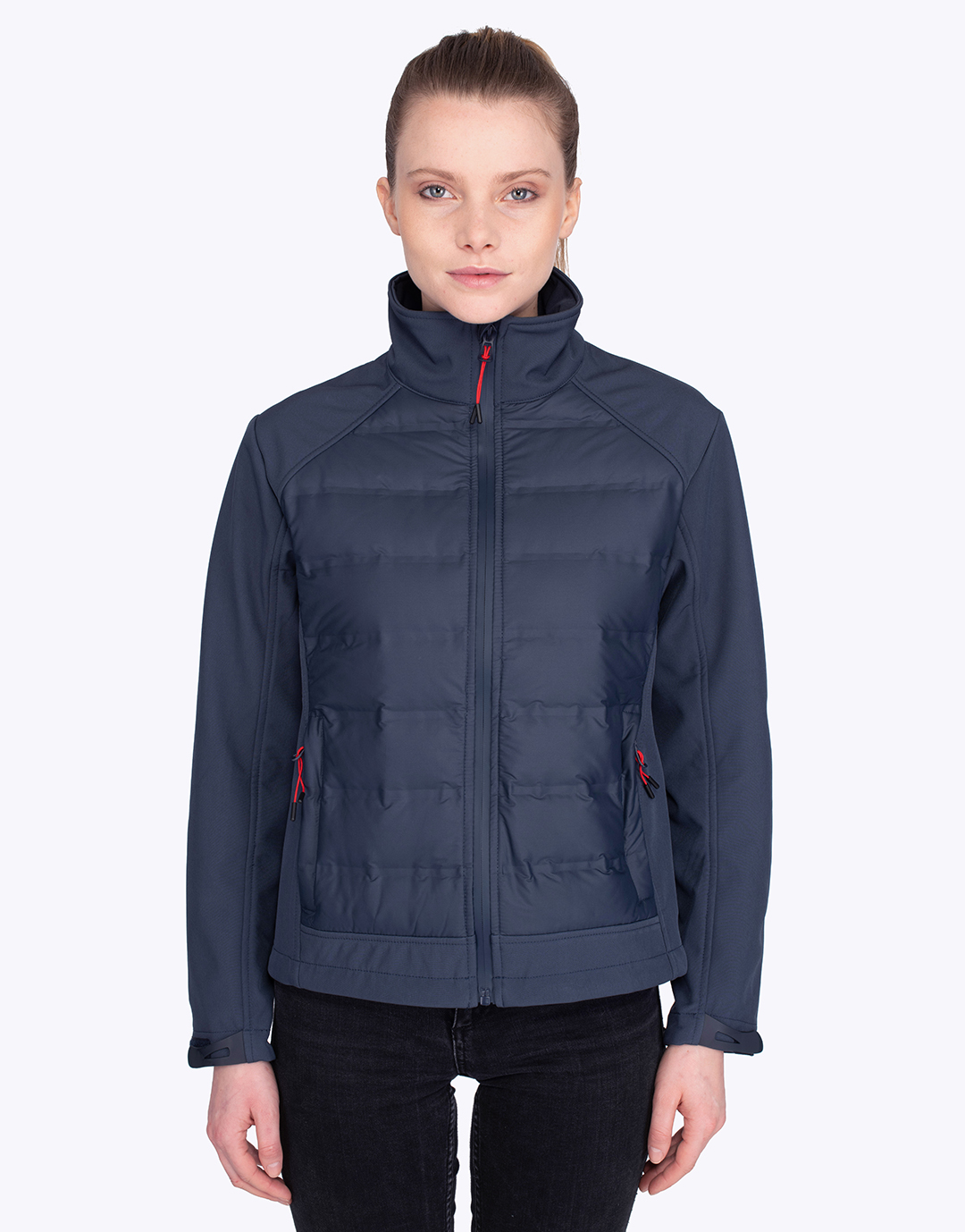 Mustaghata XENA - Blouson Femme Hybride Softshell-Doudoune