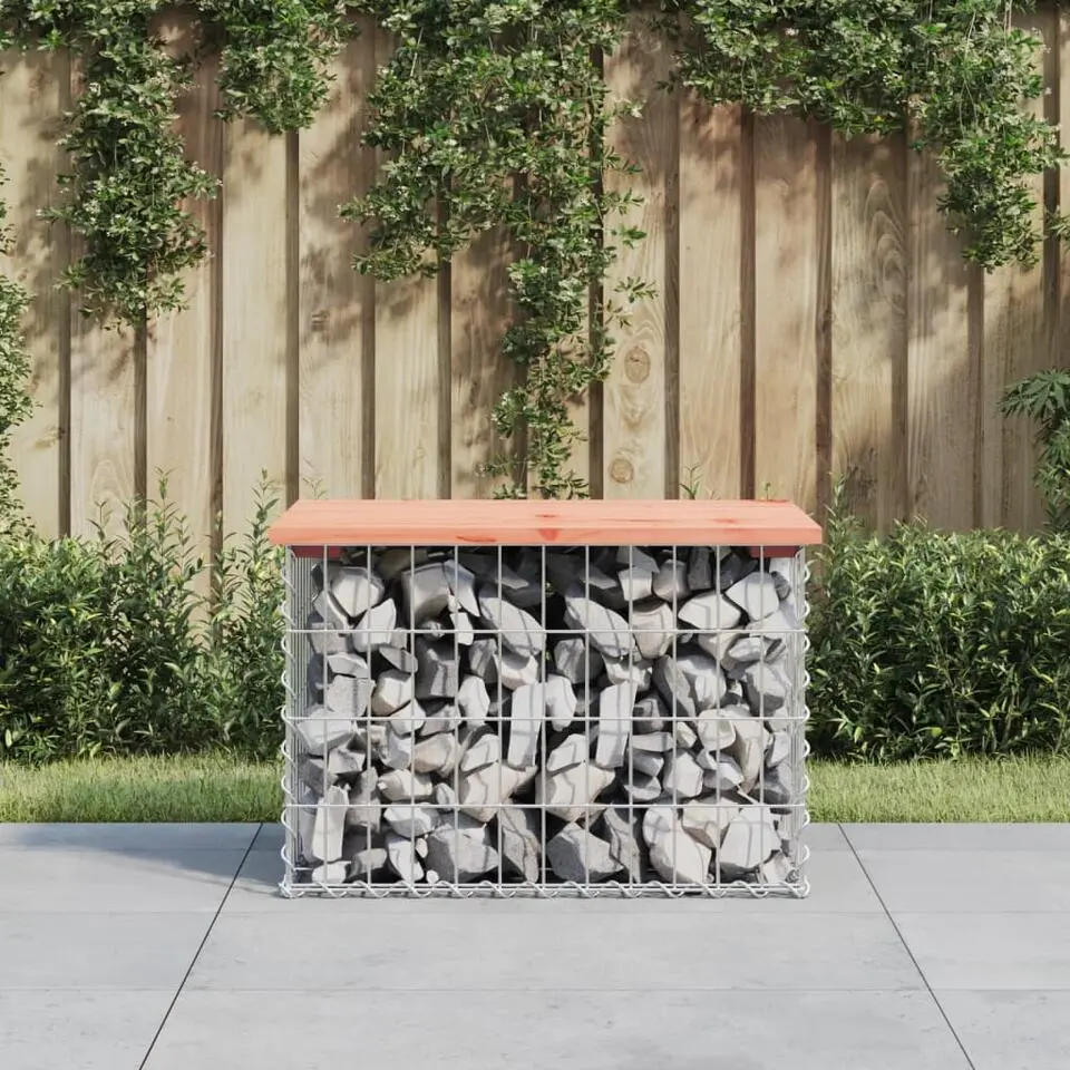 vidaXL - Tuinbank schanskorfontwerp - Massief douglashout - 63x44x42 cm