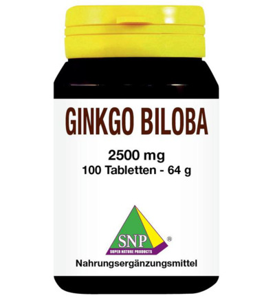 Snp Ginkgo biloba 2500 mg (100 tabletten)