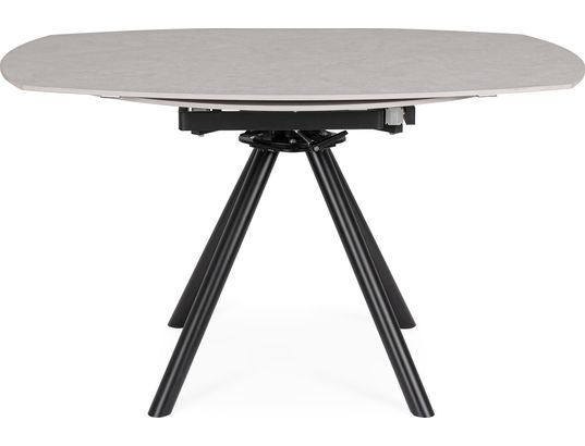 CONCEPT1 - Table Rauni gris clair 87/135 x 135 x h77 cm