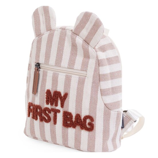Sac à dos My First Bag   Rayures Terra        de               Childhome