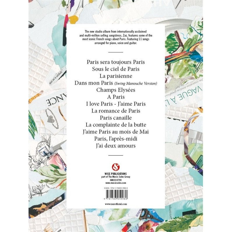 Wise Publications - Zaz - Paris (PVG)