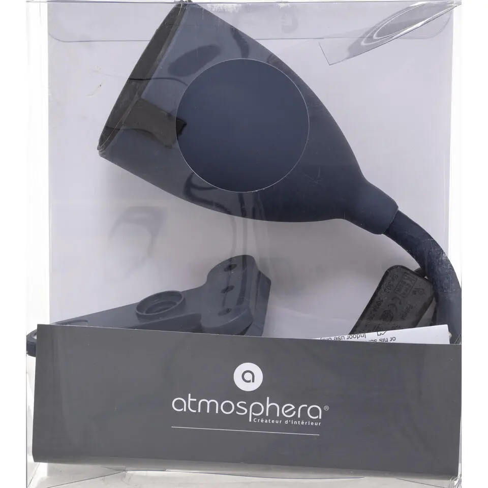 Atmosphera Klem bureaulampje - Design Light - blauw - H43 cm
