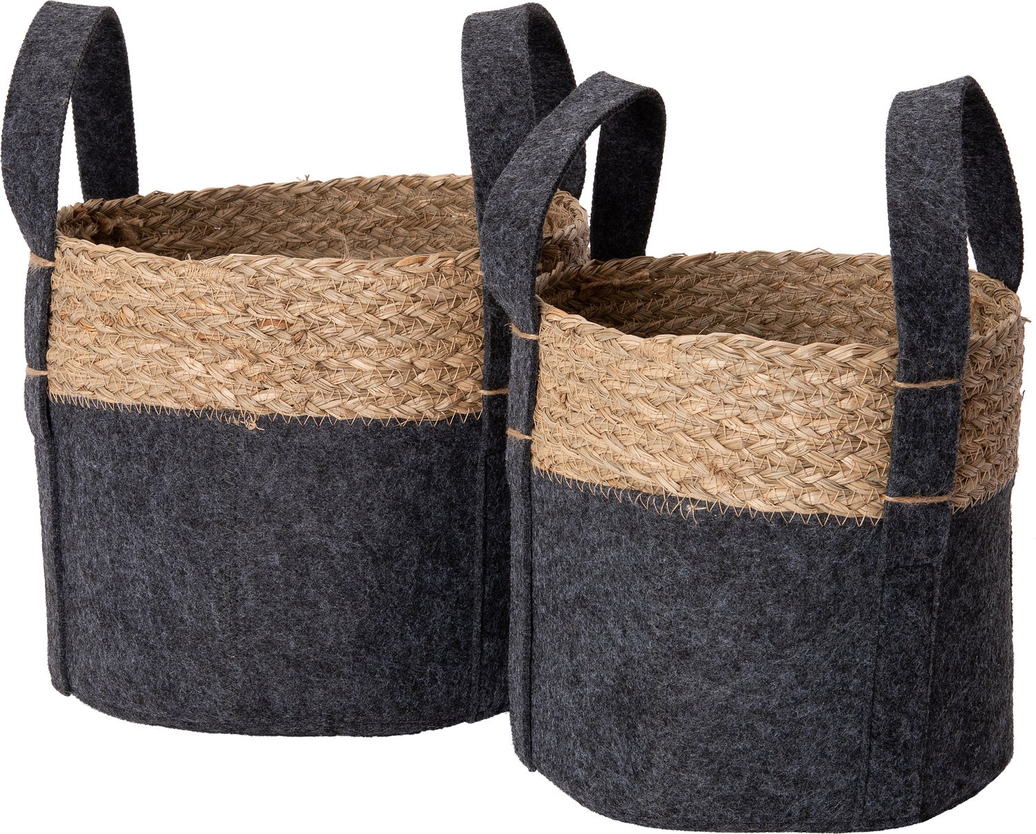 Intratuin opbergmand Kenzo grijs D 26 H 22 cm