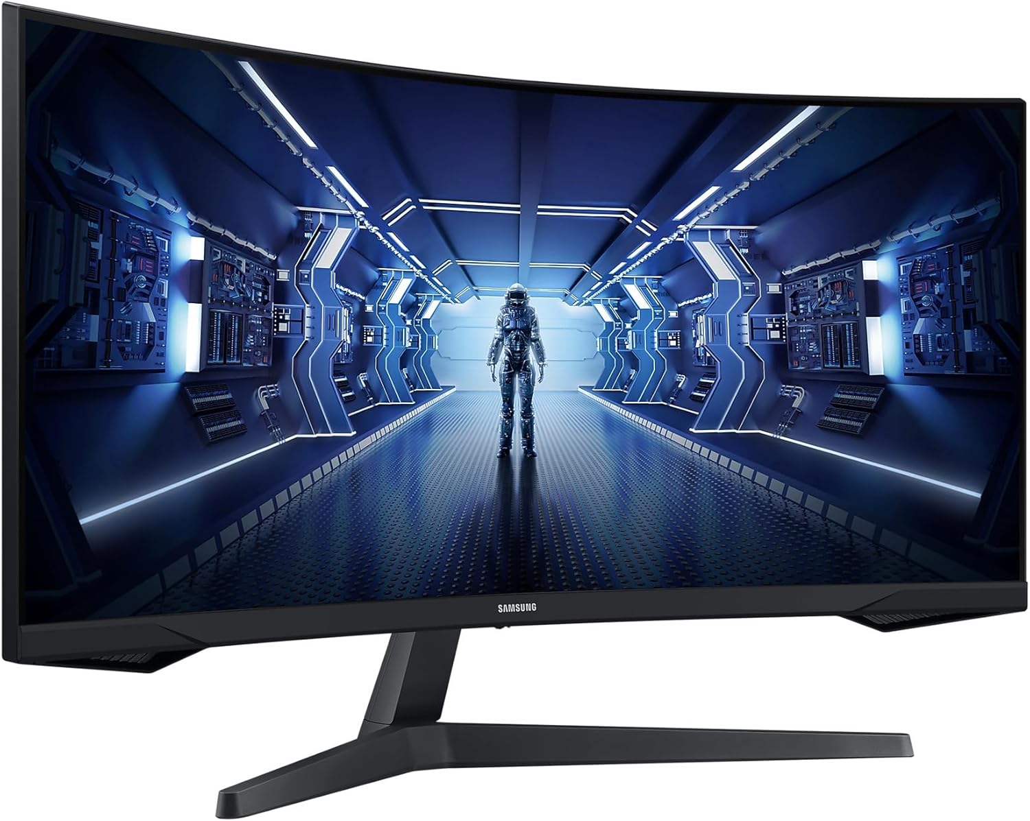 Ecran PC Odyssey G55T 34'' 165Hz, 1ms, Dalle VA 1000R, UWQHD 3440x1440, 2500:, 250cd/m2, AMD FreeSync Premium, Pied Ajustable,HDMI, DisplayPort