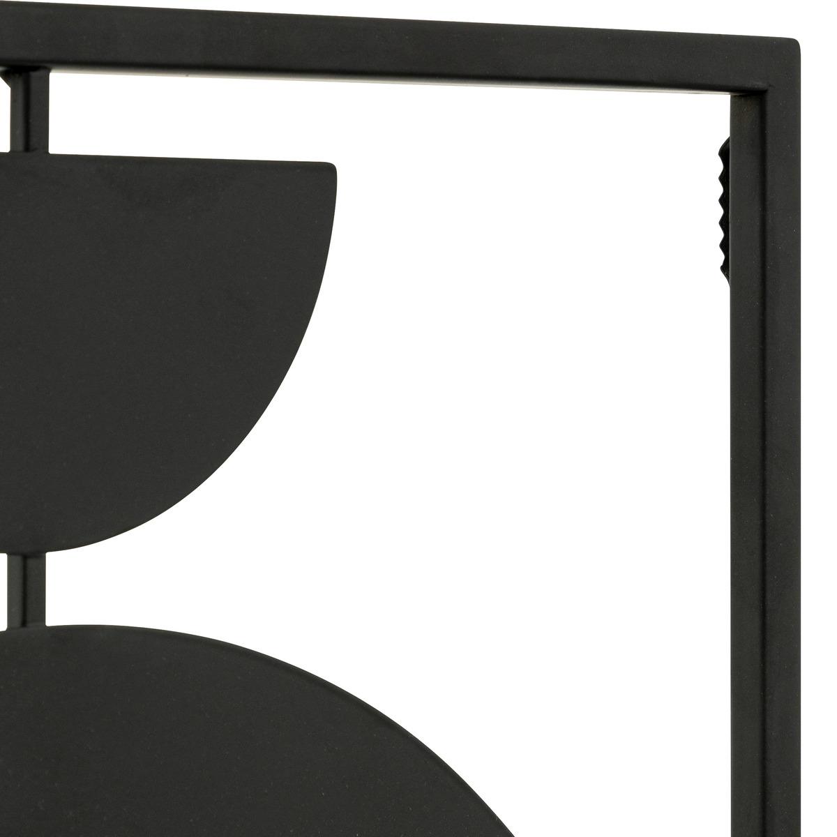 DECO MURALE LEOTIE METAL D.35X65CM