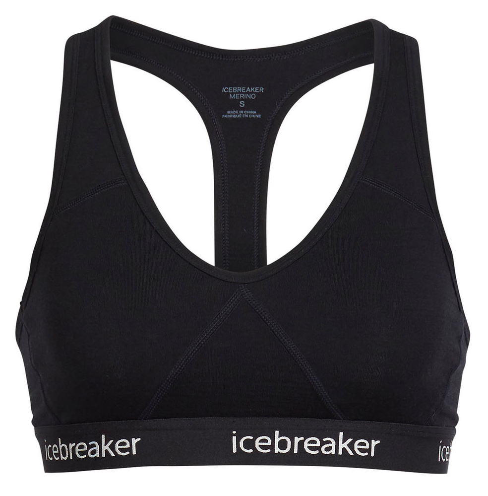 Merino Sprite Racerback Bra Dame 001/Black