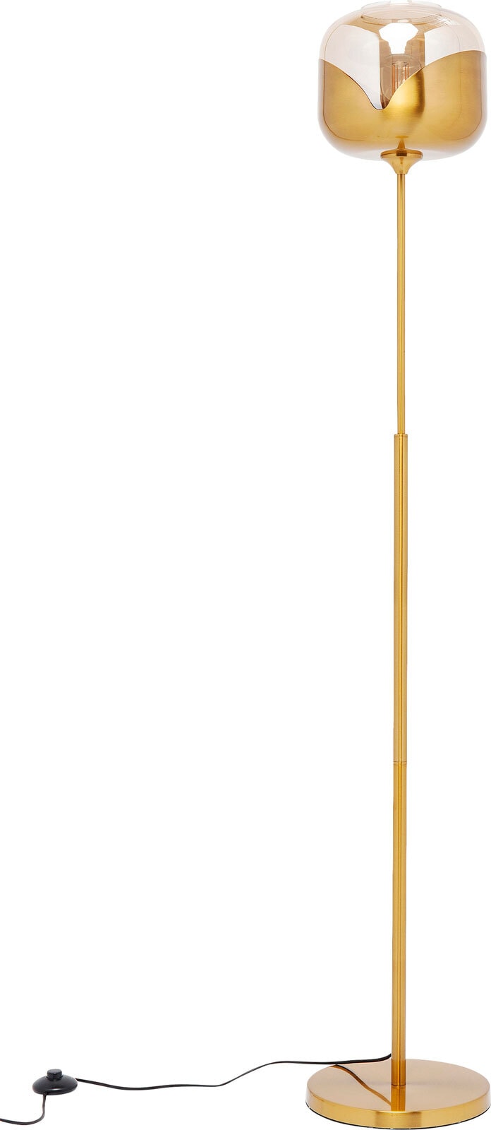 KARE DESIGN Retrofit Stehlampe GLOBLET BALL goldfarbig
