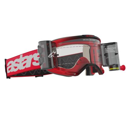 Masque cross Alpinestars VISION 5 BLAZE ROLL OFF 2025 - Rouge