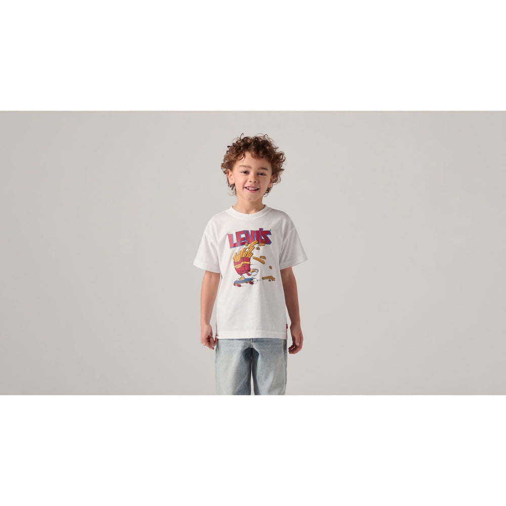 Køb Levi's Bright White Lvb Fries On The Loose T-Shirt