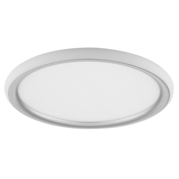 Brilliant LED plafondlamp Carloz zilver Ø30 cm