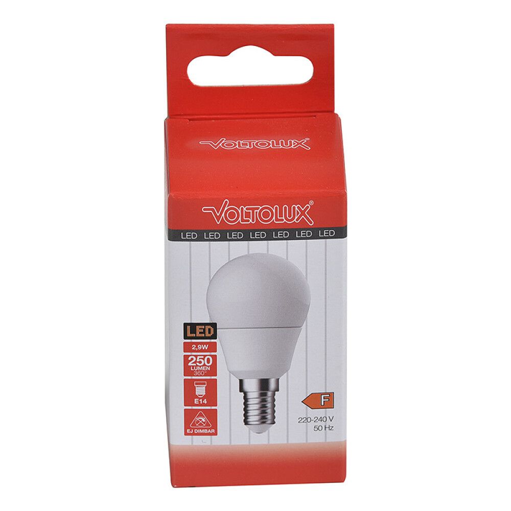 LYSPÆRE VOLTOLUX LED FROSTED WHITE E14 2.9W 250LM