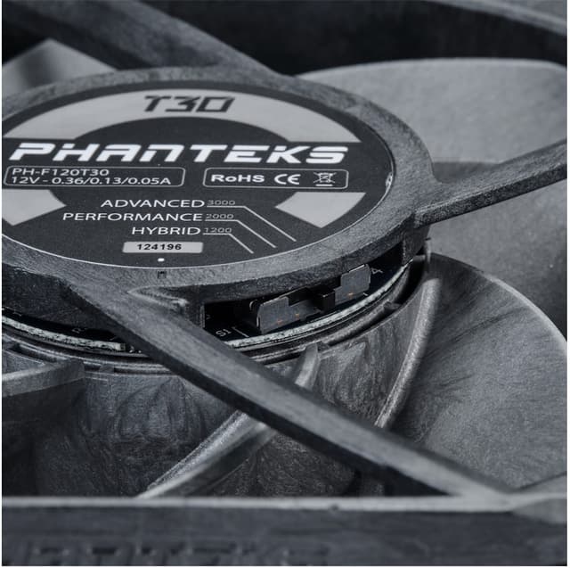 Phanteks T30 120mm PWM-blæser (sort)