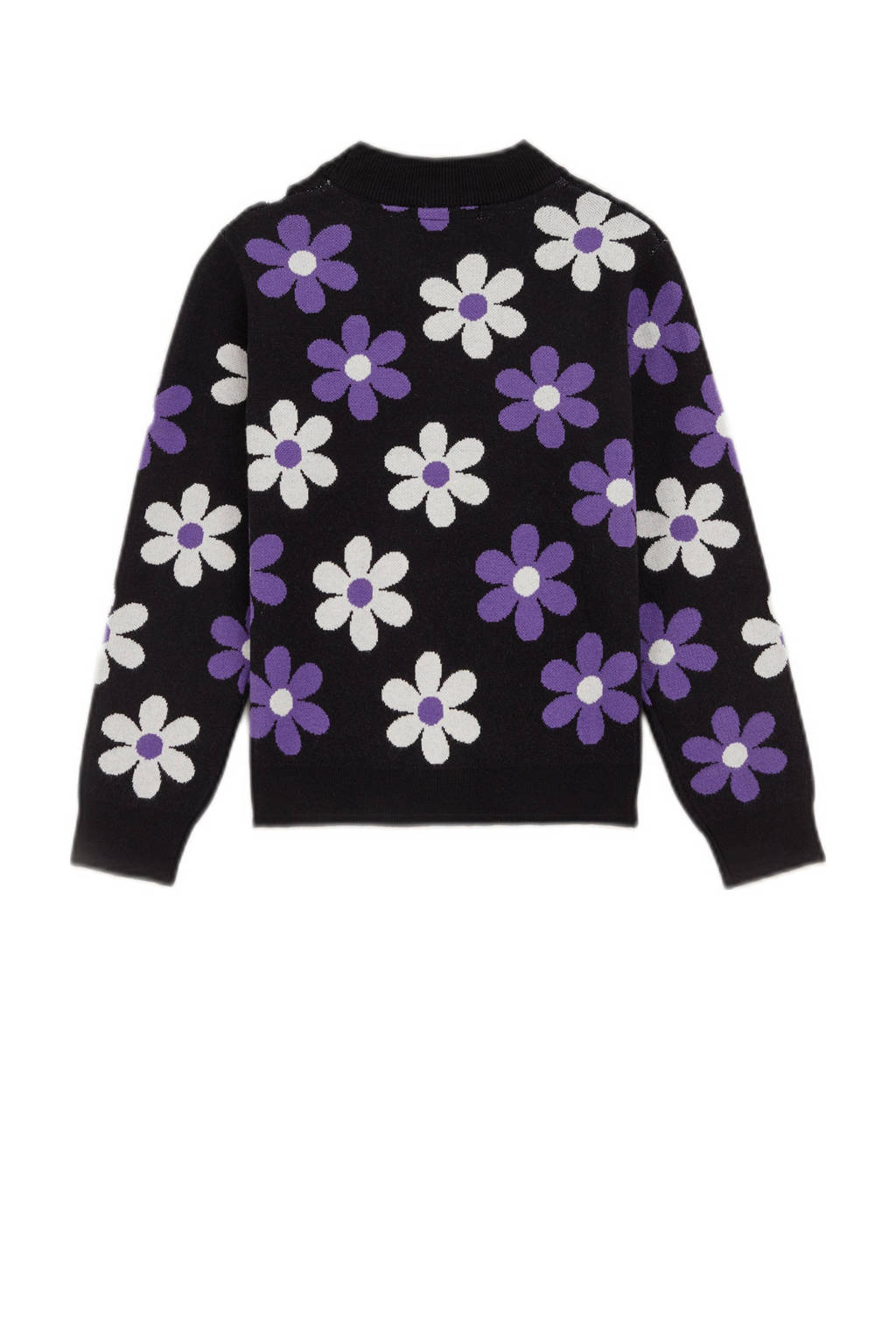 WE Fashion gebreide trui zwart