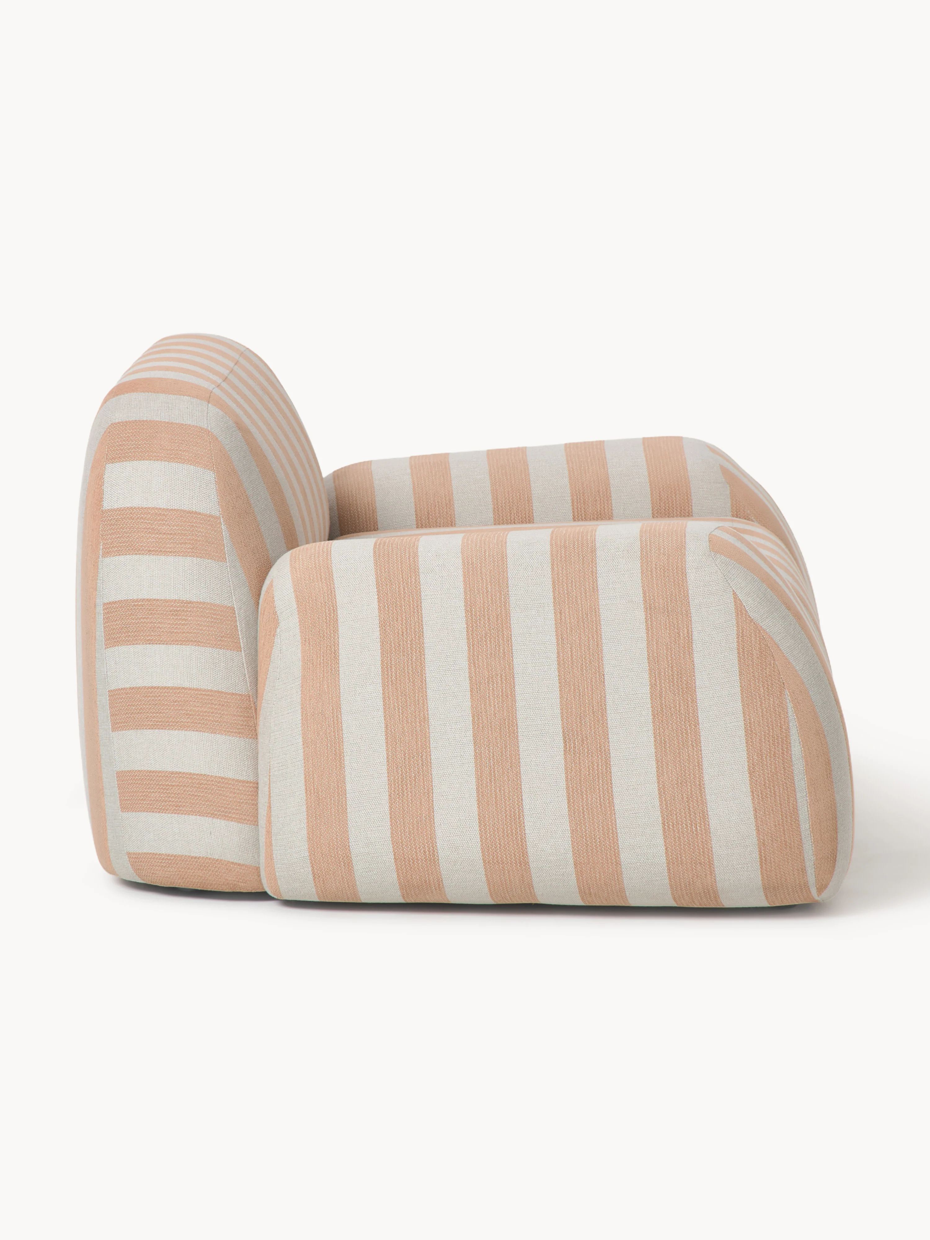 Gestreepte loungefauteuil Wolke