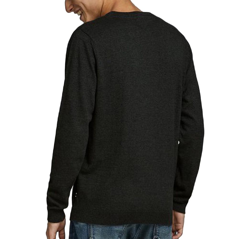 Jack & Jones Pull Gris Foncé Homme Jack & Jones Basic Knit