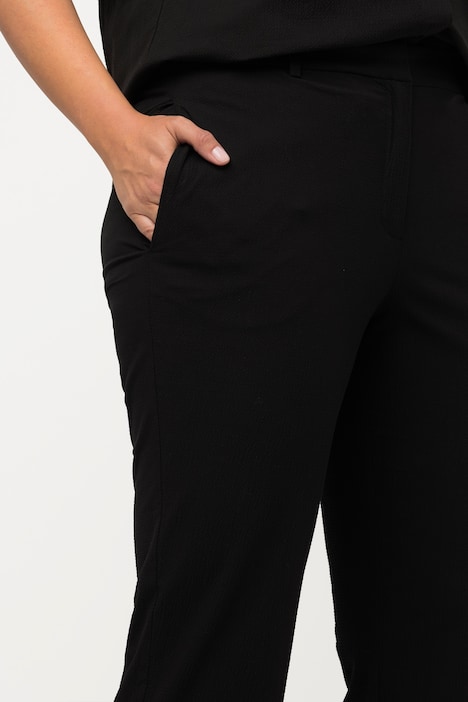 7/8-Hose Mandy, Bubble-Qualität, Elastikbund, gerades Bein