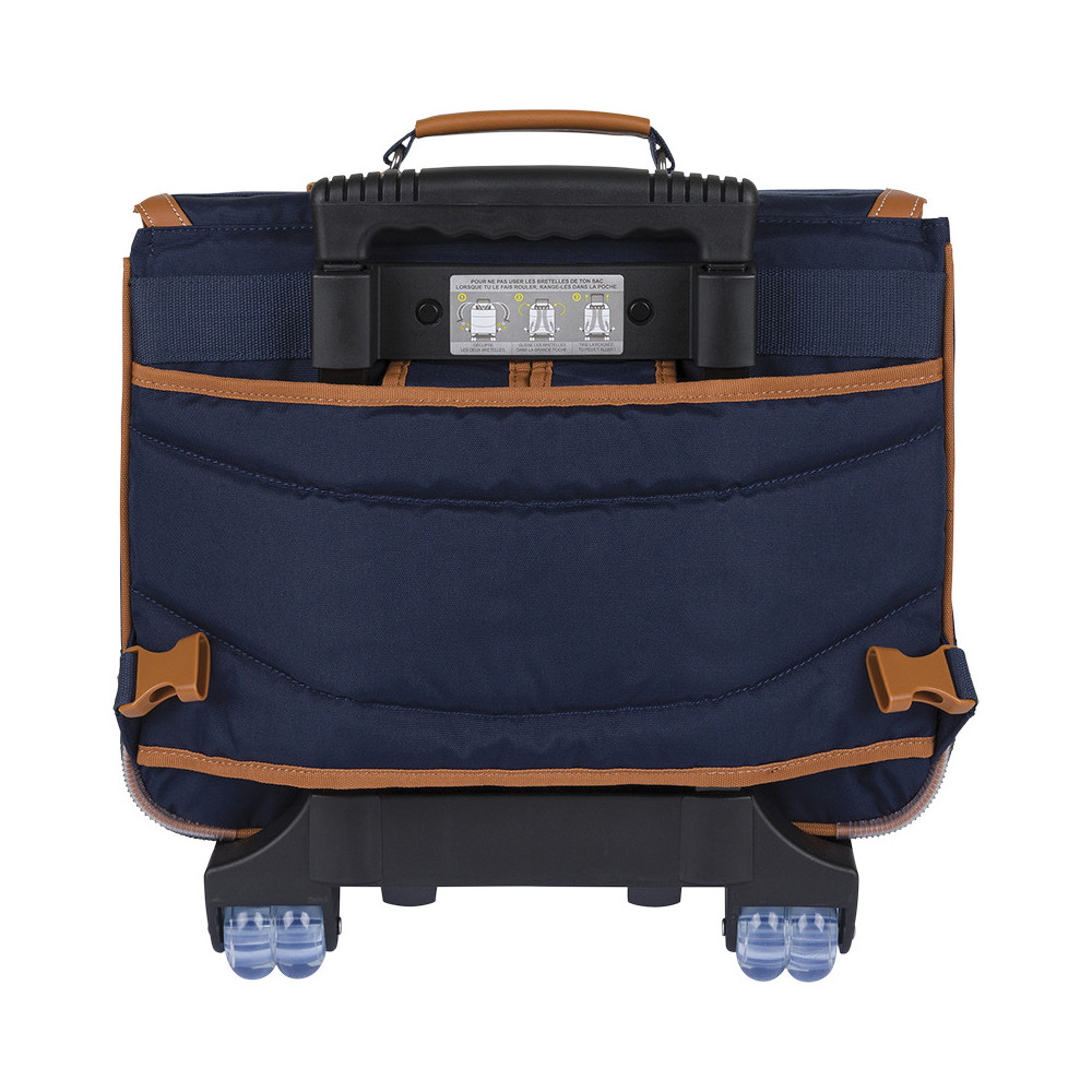 Cartable trolley Camille marine