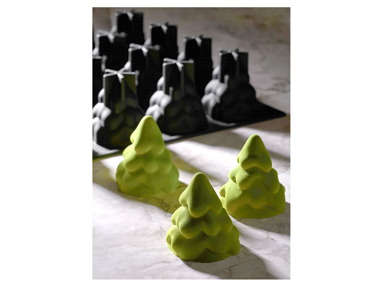 Moule silicone Sapin individuel - 20 empreintes - 40 x 30 cm - Pavoni