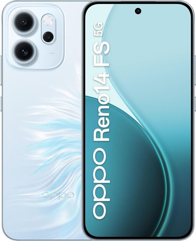 OPPO - Reno14 FS 5G - Blauw - Smartphone - 512GB
