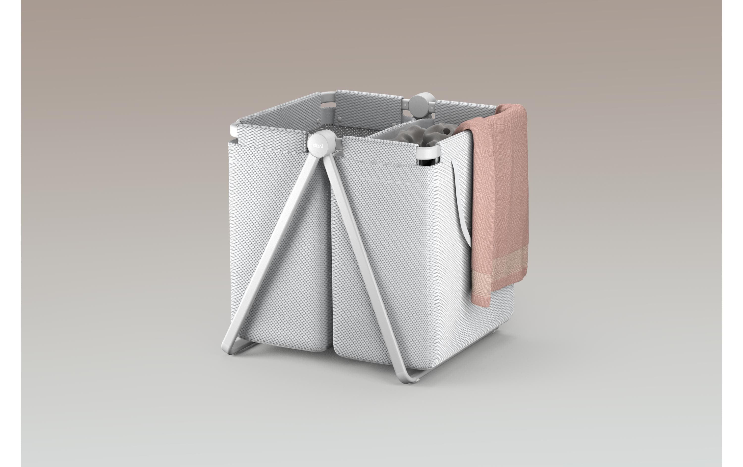 Wäschesammler Tomorrow 100 l, Weiss<br>Weisse Wäschebox